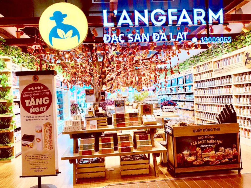 فروشگاه LANGFARM یکی از فروشگاه های دالات ویتنام
